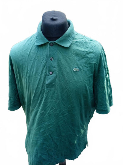 Lacoste Men’s Classic Pique Polo Shirt Emerald Green Size 8 3XL XXXL Big & Tall