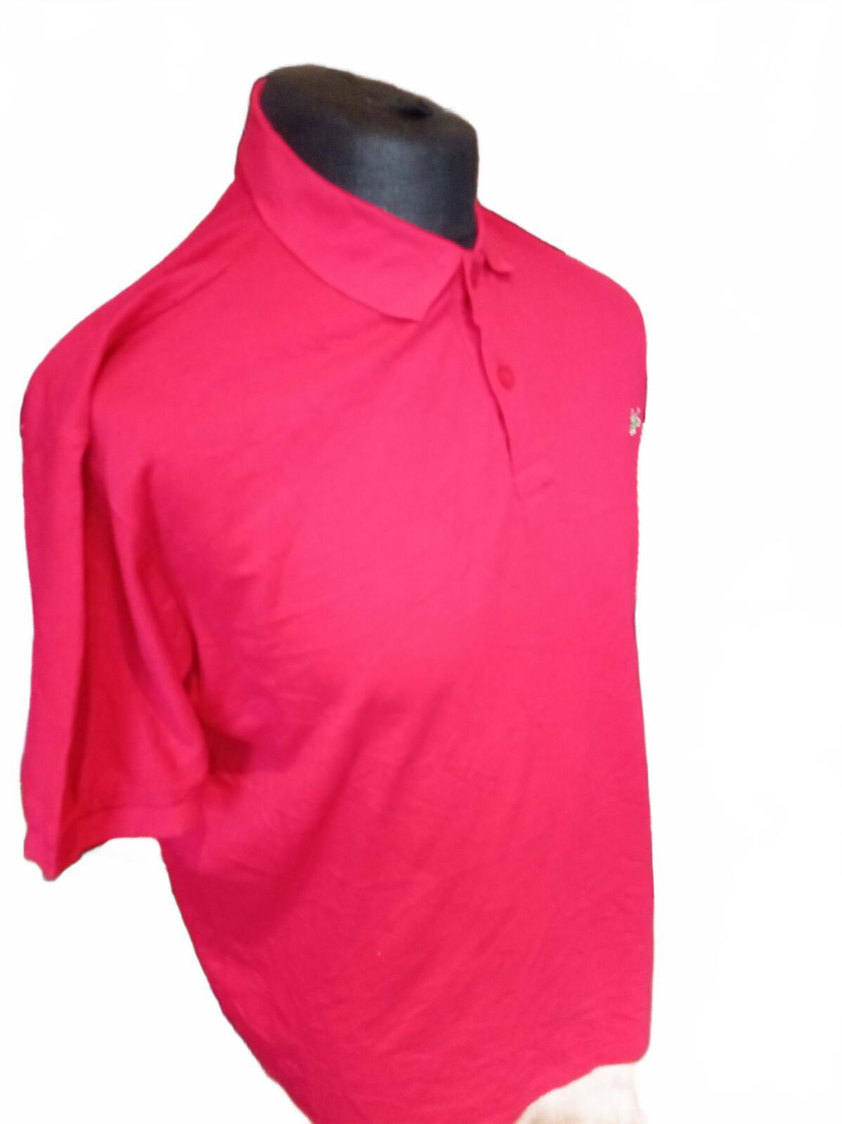 Lacoste Men's Polo Shirt Size 7 XXL Extra Large Pink Magenta Short Sleeve Pique