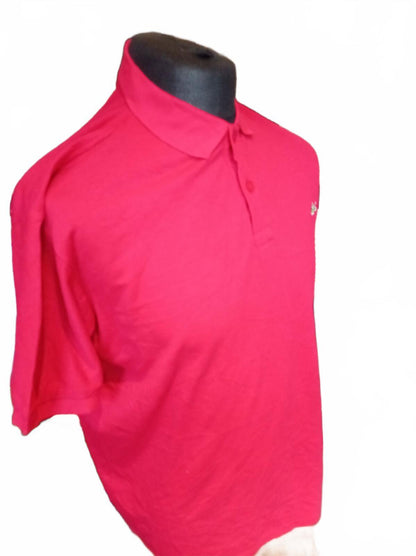 Lacoste Men's Polo Shirt Size 7 XXL Extra Large Pink Magenta Short Sleeve Pique