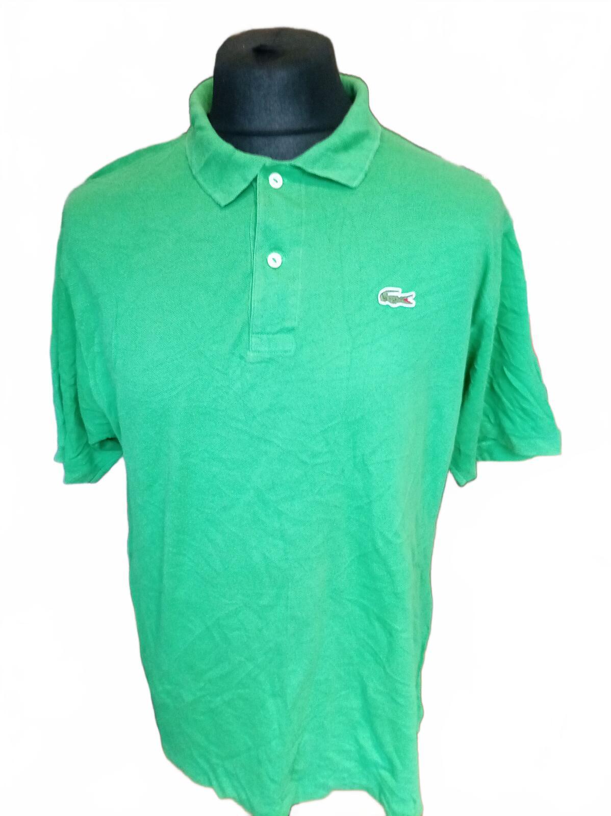 Lacoste Green Short Sleeve Polo Shirt - 6 - XL