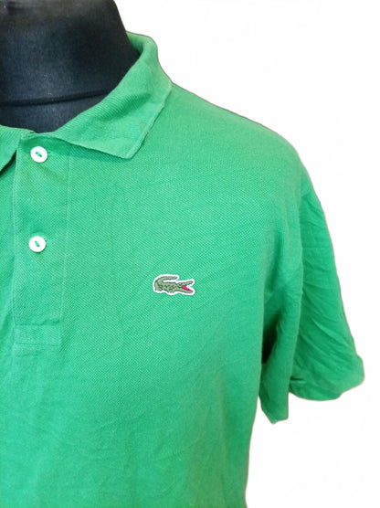 Lacoste Green Short Sleeve Polo Shirt - 6 - XL