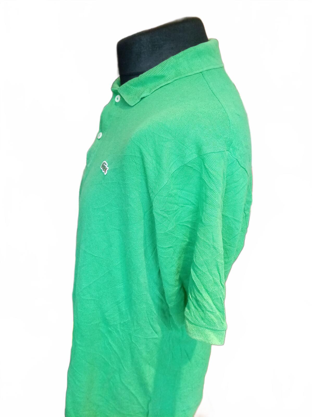 Lacoste Green Short Sleeve Polo Shirt - 6 - XL