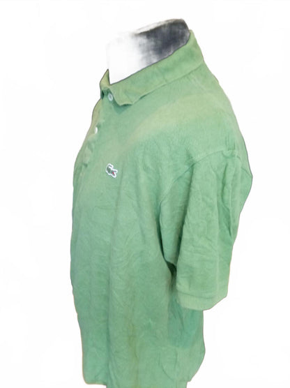Lacoste Men's Polo Shirt Size 6 XL Extra Large Green Short Sleeve Classic Pique
