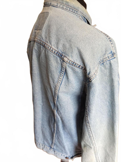 Vintage Levi's Denim Jacket L Large 70507 0389 Blue Trucker Made in USA 1995