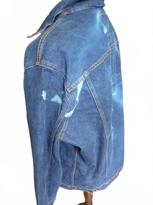 Signature by Levi Strauss Gold Men's Denim Jacket XXL 2XL Blue Trucker Jean