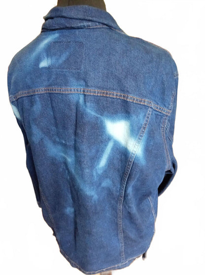 Signature by Levi Strauss Gold Men's Denim Jacket XXL 2XL Blue Trucker Jean
