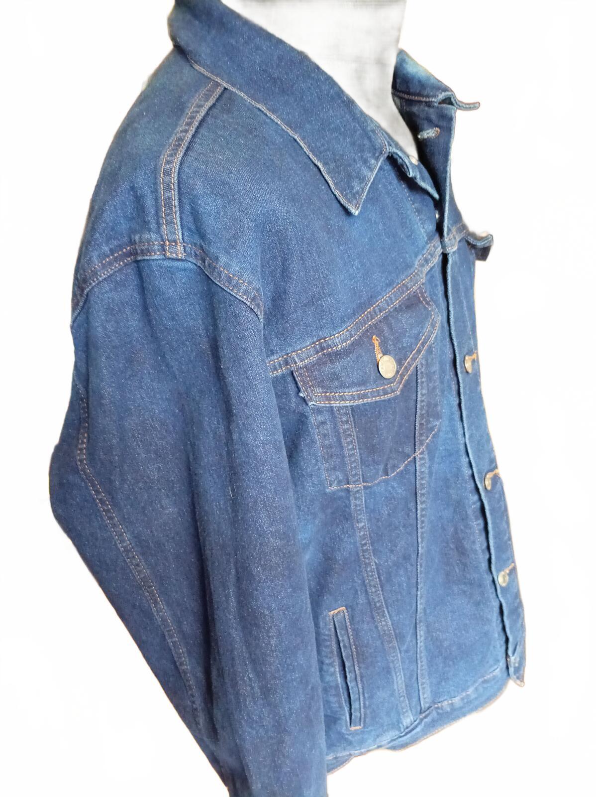 Signature by Levi Strauss Gold Men's Denim Jacket XXL 2XL Blue Trucker Jean