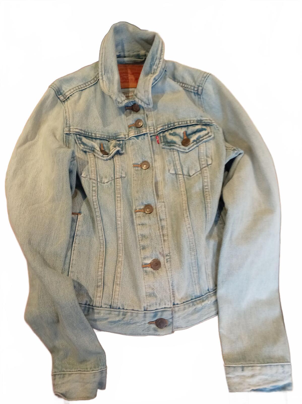 Levi's Women's Denim Jacket Size S Small Light Wash Blue Trucker Jean Classic