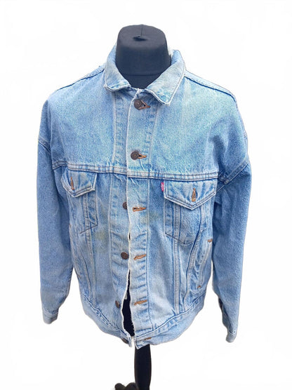 Levi’s 70507 Denim Jacket Large USA Made Vintage Blue Trucker 90s 4890