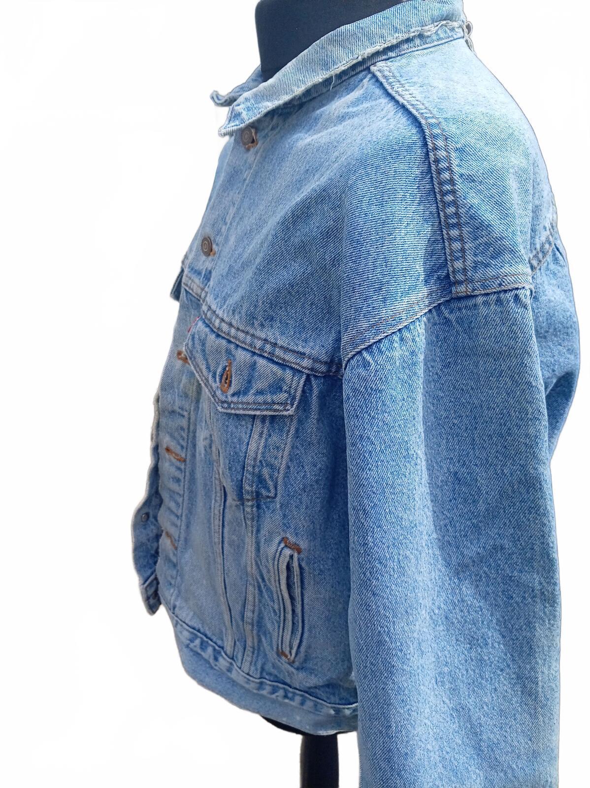 Levi’s 70507 Denim Jacket Large USA Made Vintage Blue Trucker 90s 4890