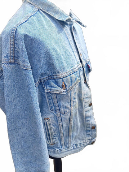 Levi’s 70507 Denim Jacket Large USA Made Vintage Blue Trucker 90s 4890