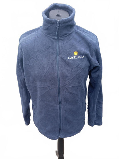 Lakeland Russell 870M Fleece Jacket Navy Size M Full Zip Workwear Embroidered