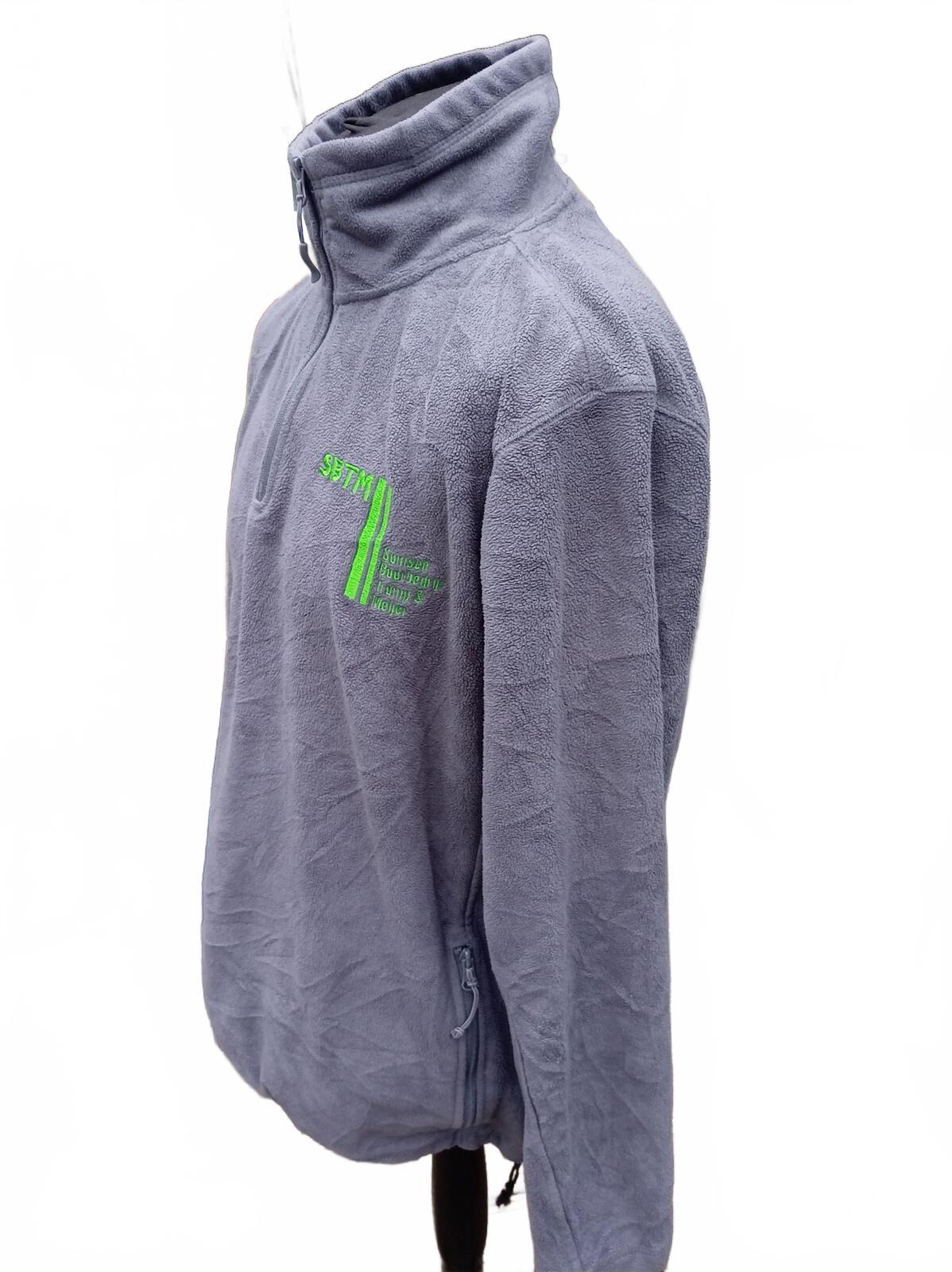 Sistema Grey Quarter Zip Fleece Top - Workwear made by Russell - XL