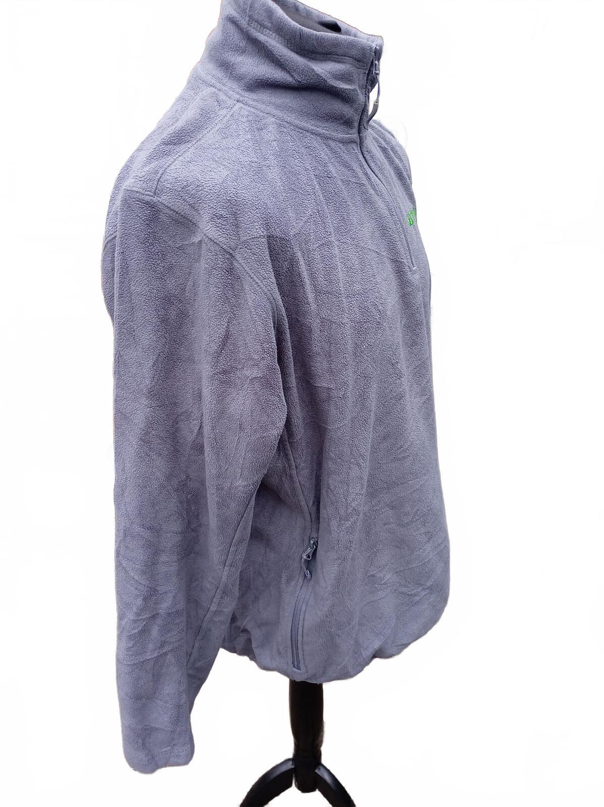 Sistema Grey Quarter Zip Fleece Top - Workwear made by Russell - XL