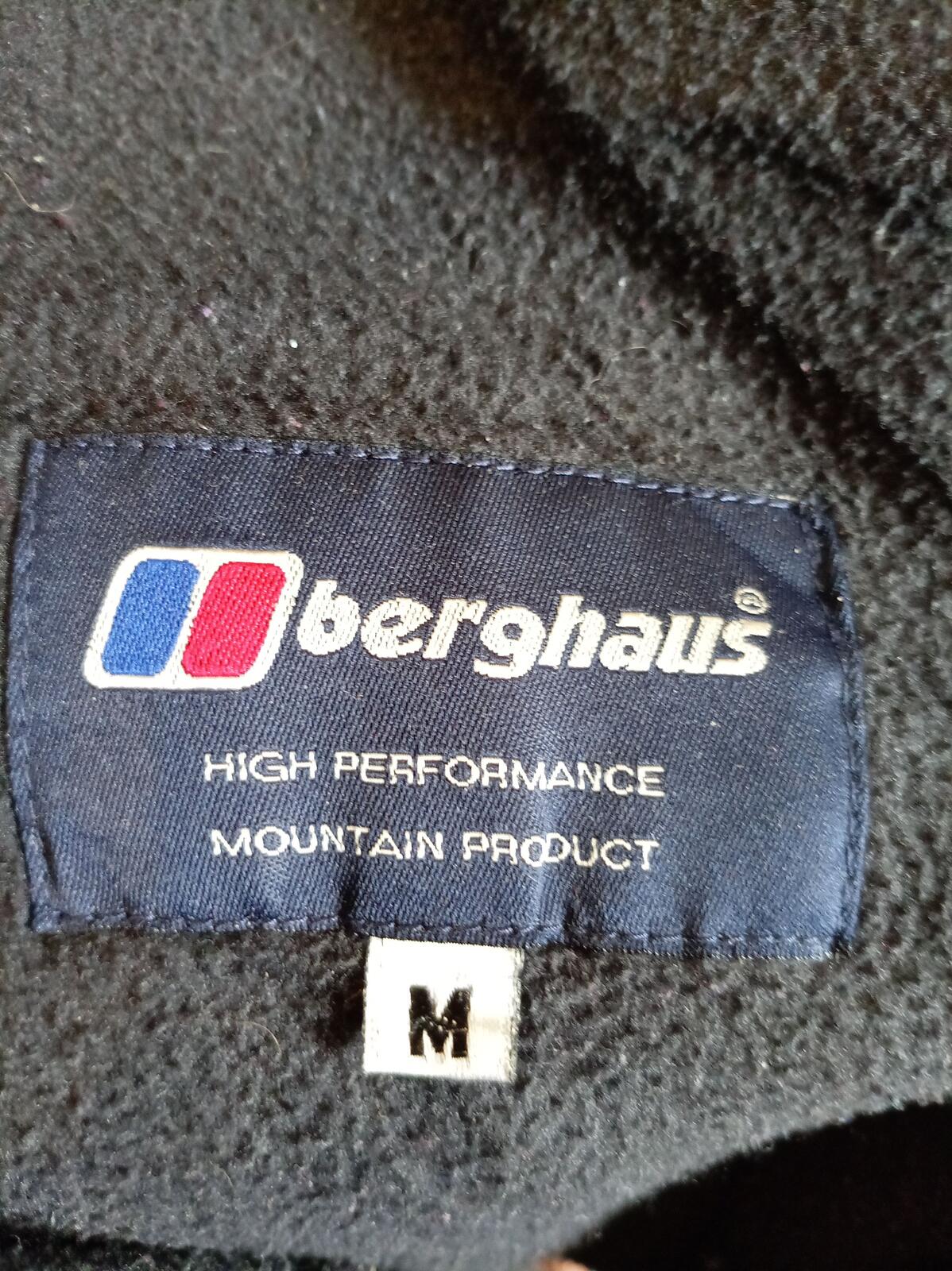 Berghaus Men's Navy Fleece Full Zip Jacket Size M