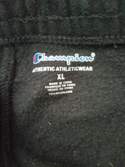 Champion Black Athletic Joggers Sweatpants XL