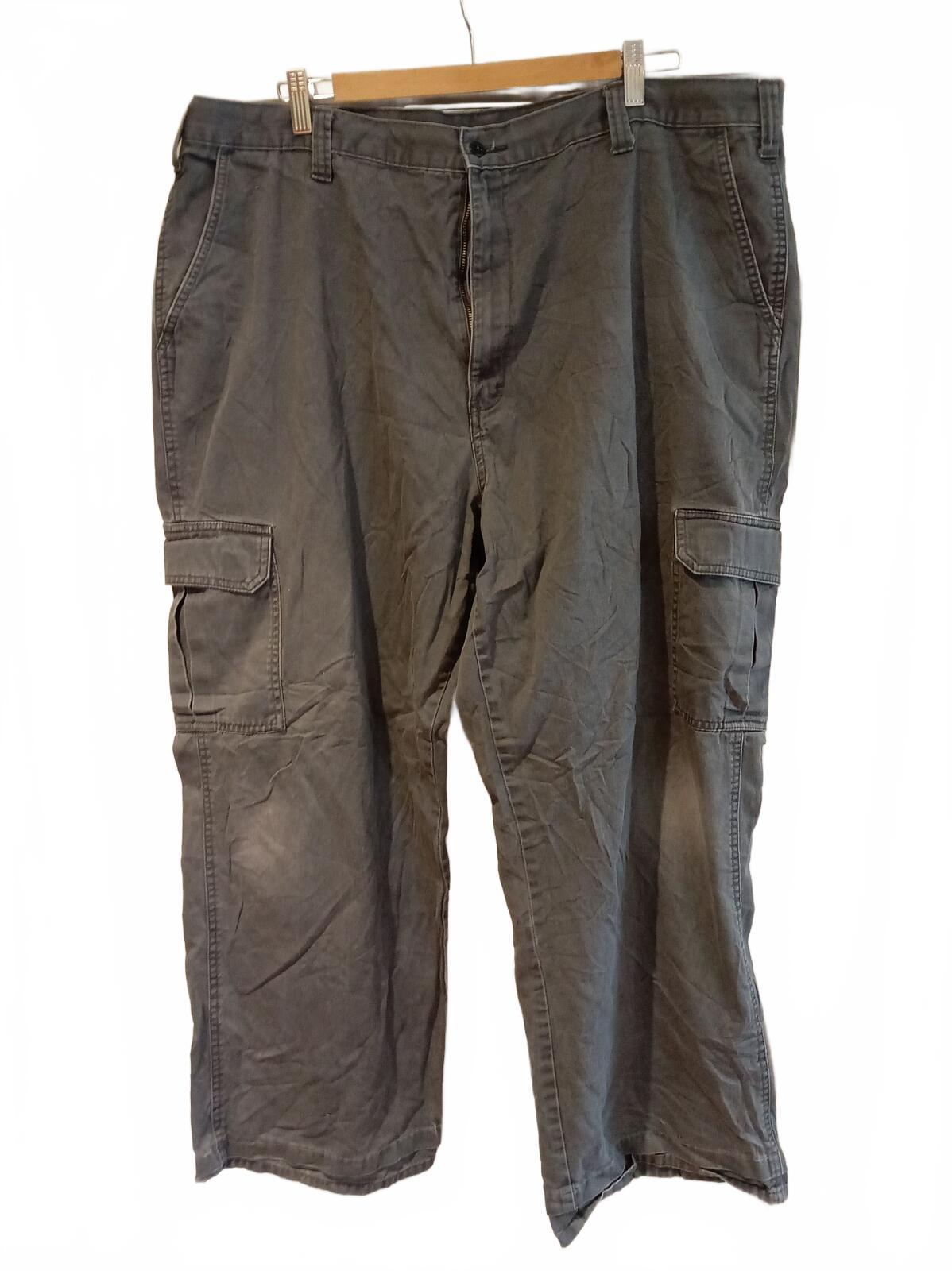 Dickies Men's Grey Work Pants Trousers 100% Cotton Straight Leg W42 L32 Skate