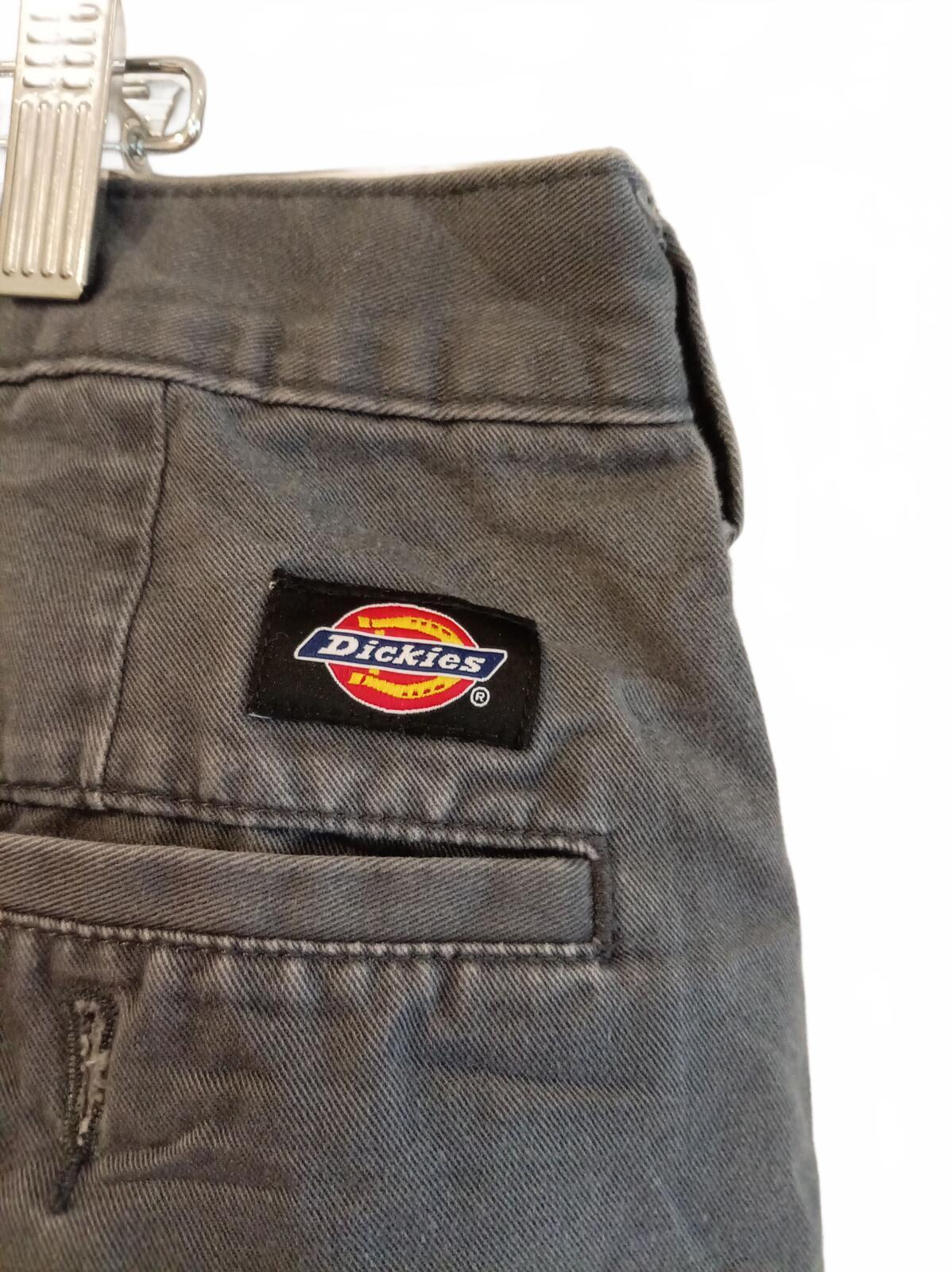 Dickies Men's Grey Work Pants Trousers 100% Cotton Straight Leg W42 L32 Skate