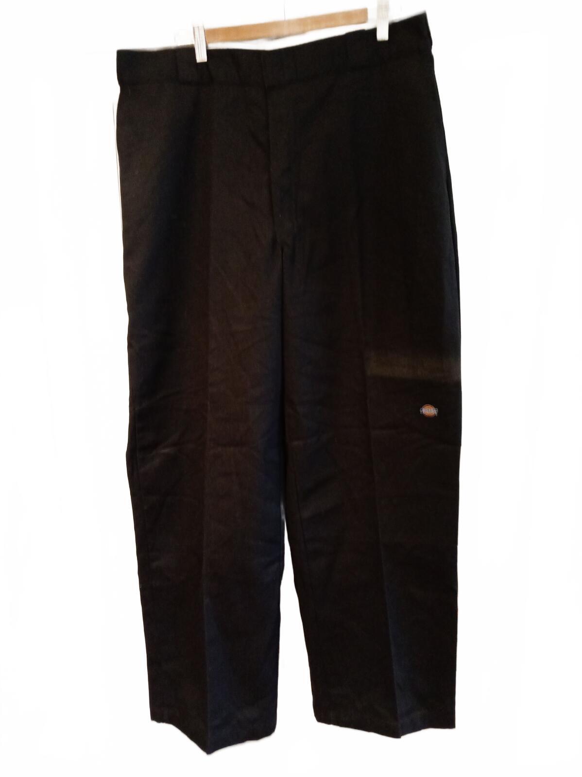 Dickies 85283 Double Knee Loose Fit Men's Black Work Trousers W38 L32 Skate