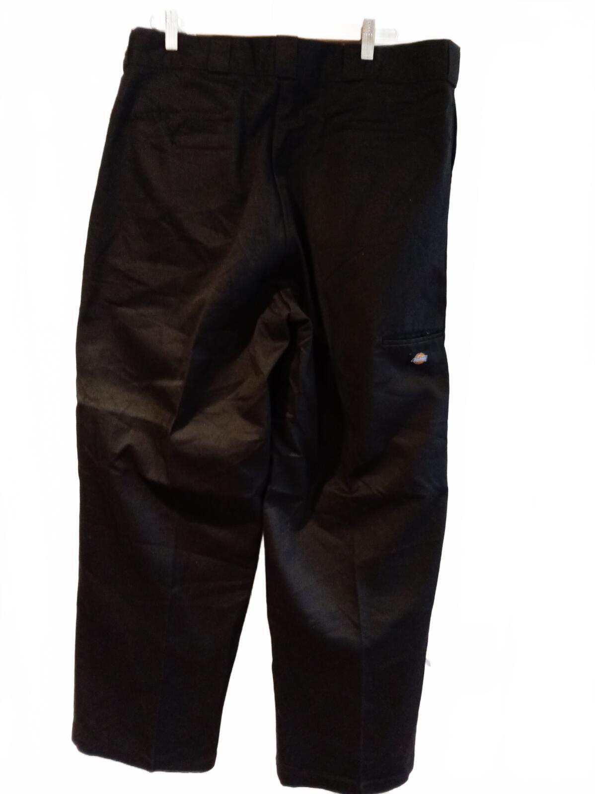 Dickies 85283 Double Knee Loose Fit Men's Black Work Trousers W38 L32 Skate