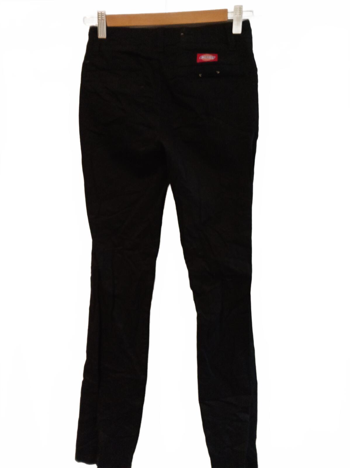 Dickies Women's Black Work Pants Trousers Size 0 / 24 Regular Straight Leg Skate