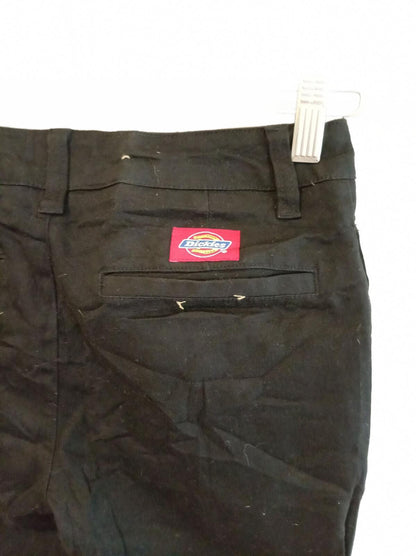 Dickies Women's Black Work Pants Trousers Size 0 / 24 Regular Straight Leg Skate