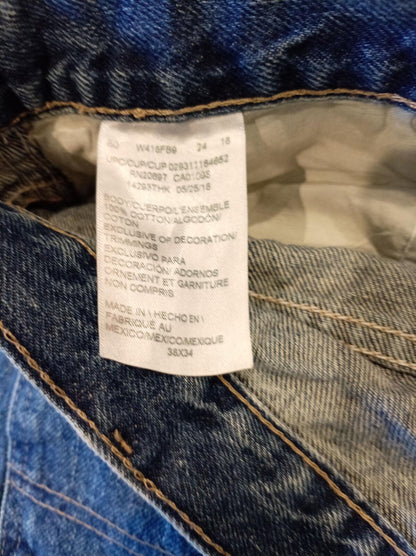Dickies Men's Blue Denim Jeans Classic Regular Fit Workwear W38 L34