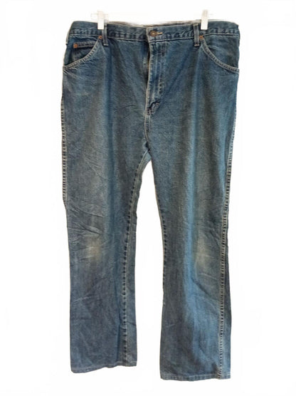Dickies Men's Blue Denim Jeans Classic Regular Fit Workwear W38 L34