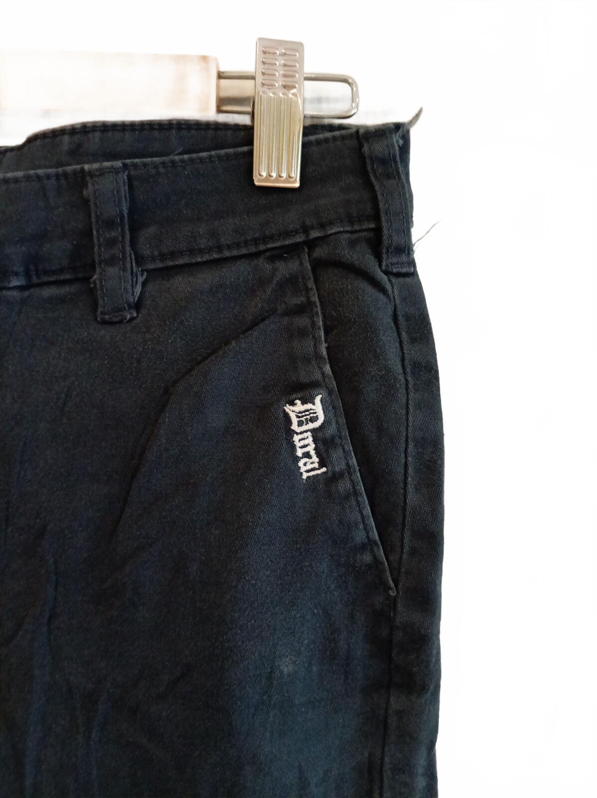 Dickies Black Slim Fit Work Pants W30 L30 Embroidered Dural Skate Trousers