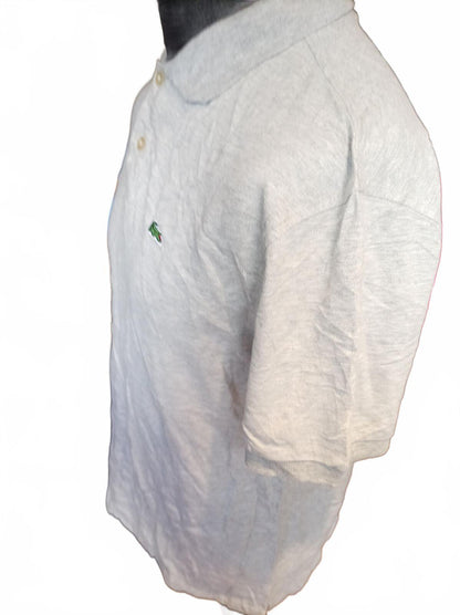 Lacoste Light Grey Short Sleeve Polo Shirt - Size 7 XXL