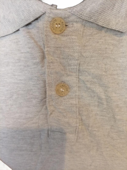 Lacoste Light Grey Short Sleeve Polo Shirt - Size 7 XXL