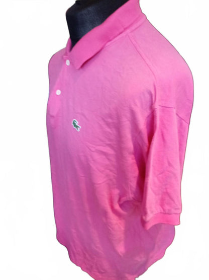 Lacoste Pink Short Sleeve Polo Shirt size 7 - XXL