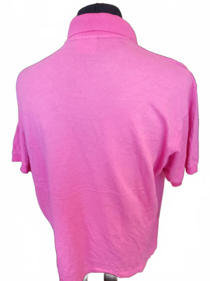 Lacoste Pink Short Sleeve Polo Shirt size 7 - XXL