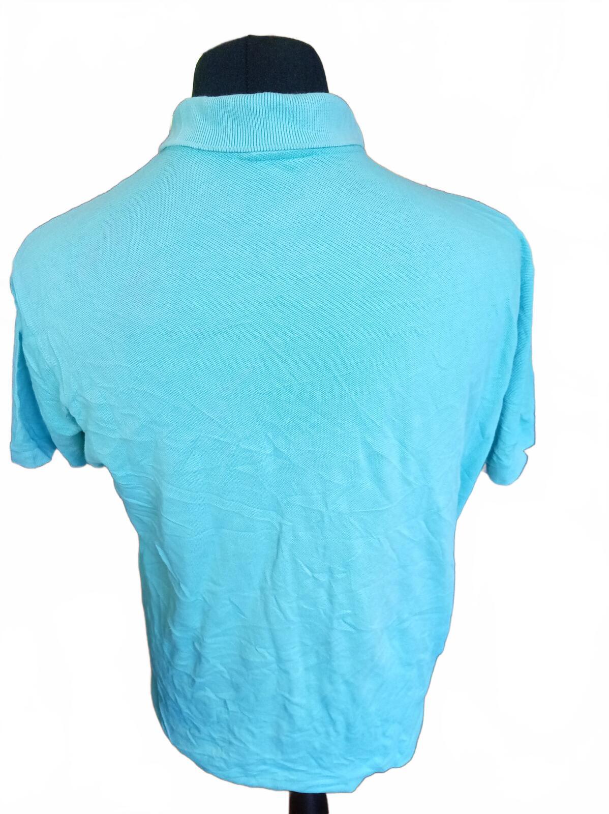 Lacoste Light Blue Short Sleeve Polo Shirt - Size 5 Large