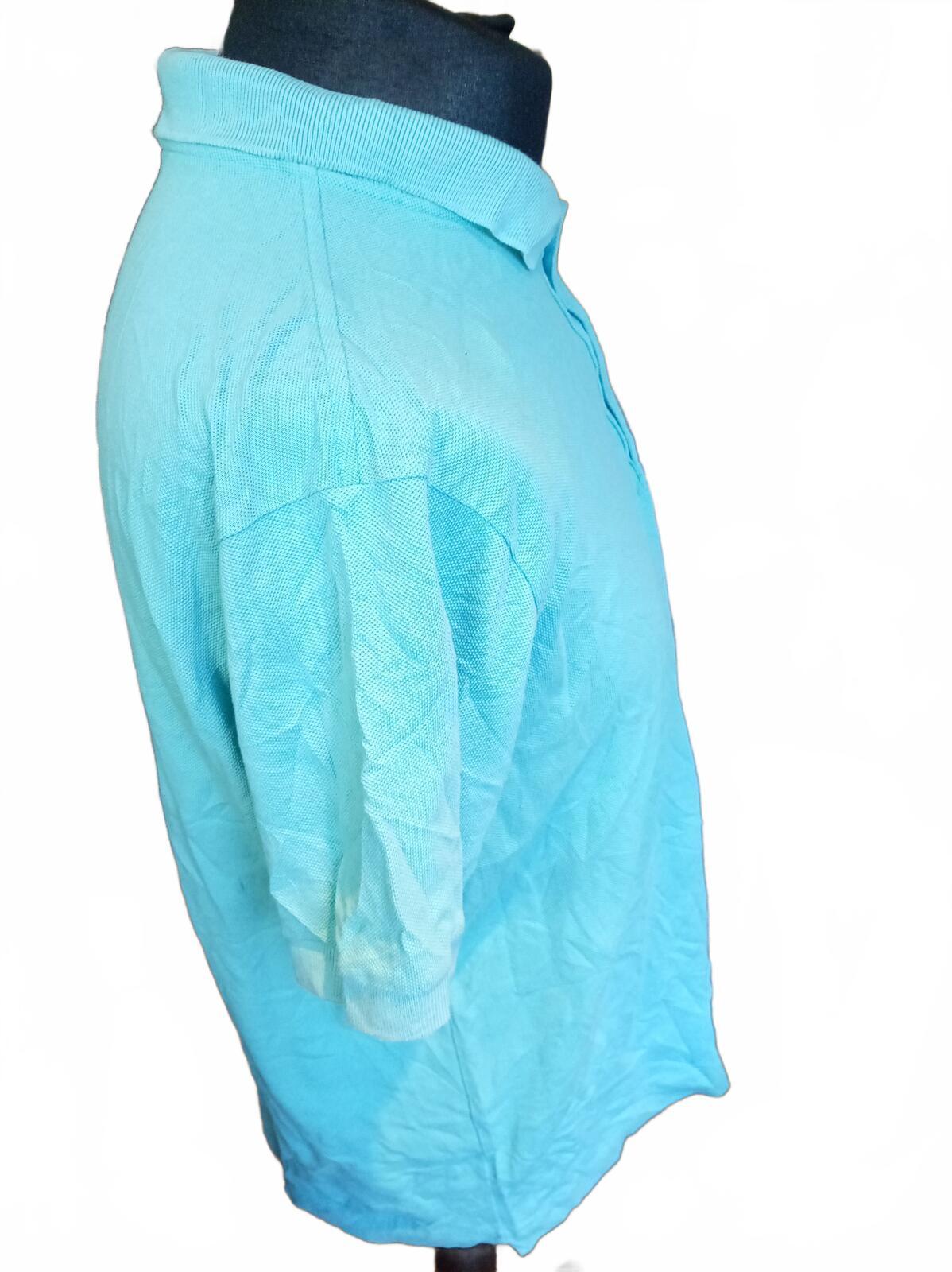 Lacoste Light Blue Short Sleeve Polo Shirt - Size 5 Large