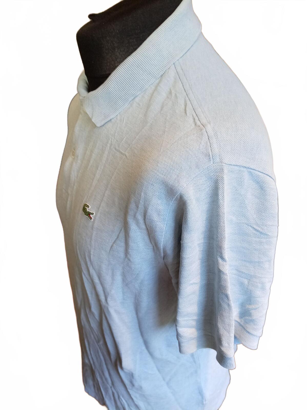 Lacoste Light Blue Short Sleeve Polo Shirt - Size 6 / XL