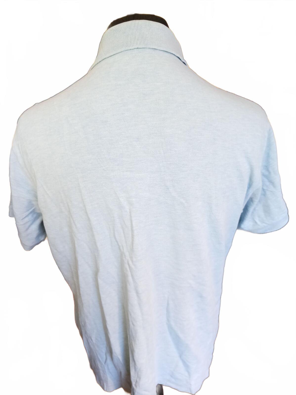 Lacoste Light Blue Short Sleeve Polo Shirt - Size 6 / XL