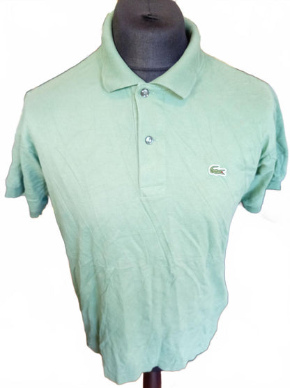Lacoste Mint Green Short Sleeve Polo Shirt - Size 5 / Large