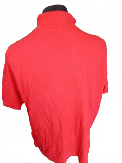 Lacoste Red Short Sleeve Polo Shirt - Size 8 - 3XL