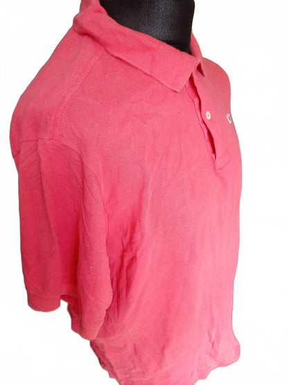 Lacoste Pink Short Sleeve Polo Shirt - Size 6 XL