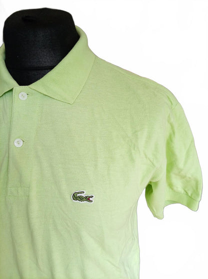 Lacoste Light Green Short Sleeve Polo Shirt - Size 4 Medium