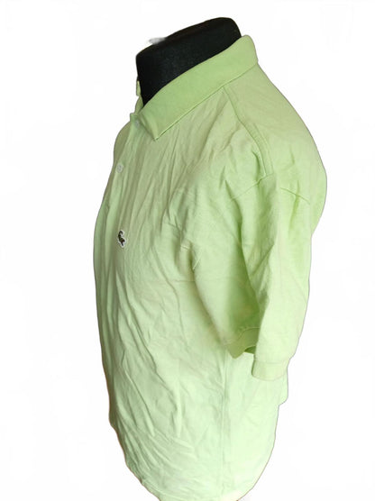 Lacoste Light Green Short Sleeve Polo Shirt - Size 4 Medium