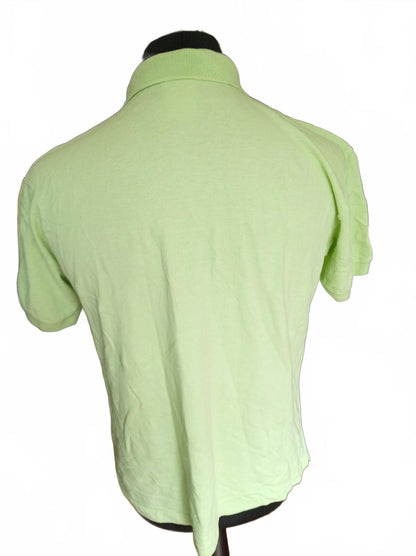 Lacoste Light Green Short Sleeve Polo Shirt - Size 4 Medium