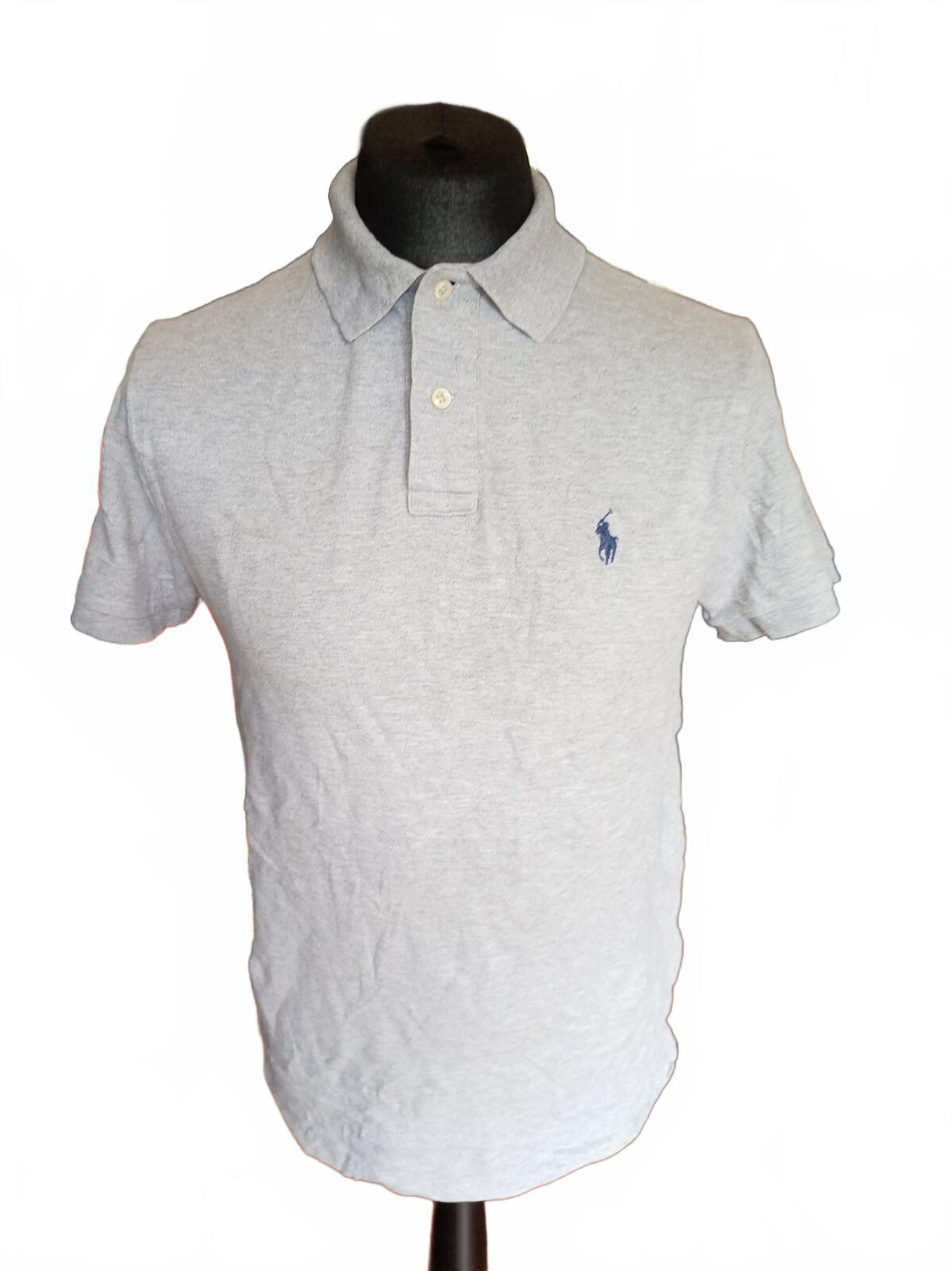 Ralph Lauren Grey Short Sleeve Polo Shirt - Medium