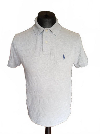 Ralph Lauren Grey Short Sleeve Polo Shirt - Medium