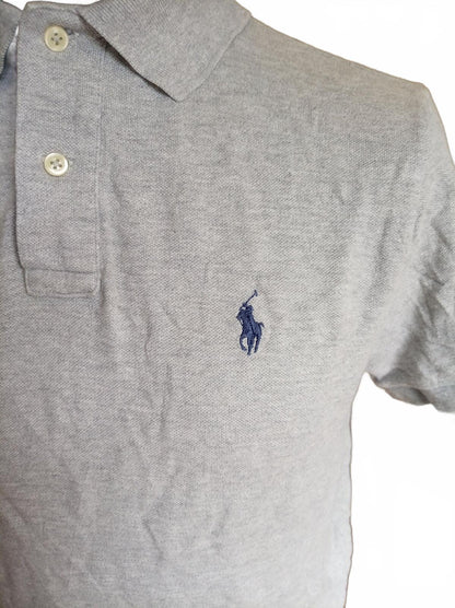 Ralph Lauren Grey Short Sleeve Polo Shirt - Medium