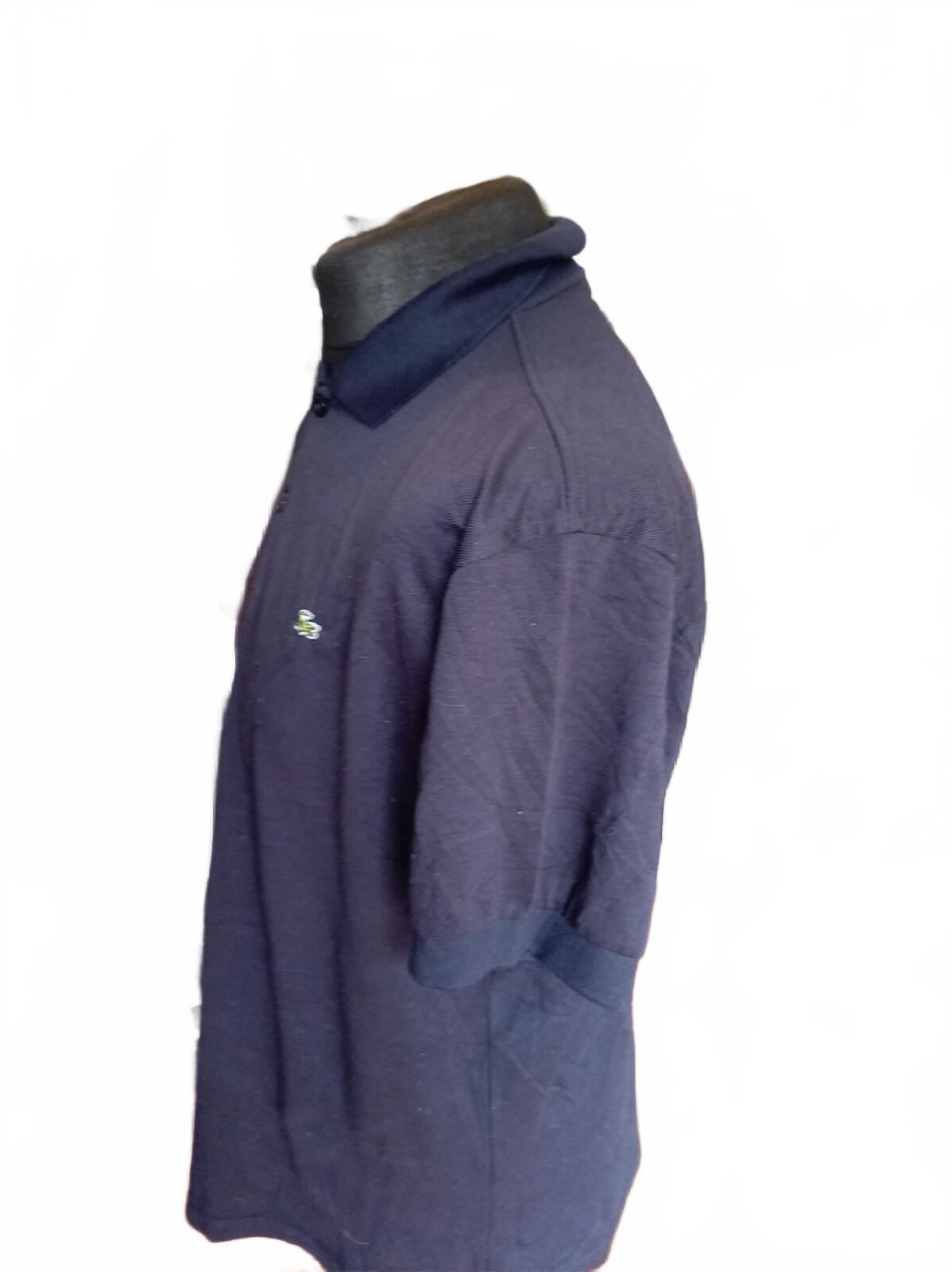 Lacoste Navy Short Sleeve Polo Shirt 6 XL