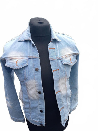 Levi’s Work Jacket Open Front No Buttonholes – Factory 133 – Light Blue – M