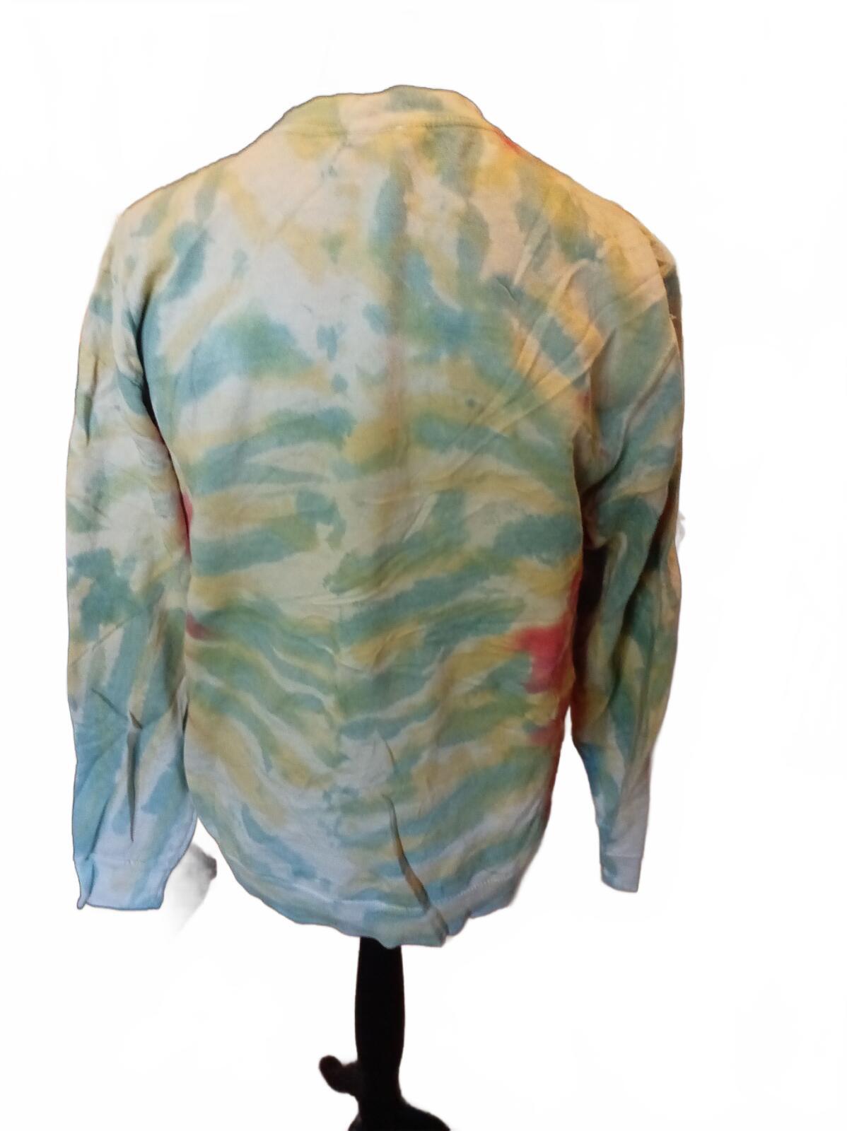 Tie Dye Long Sleeve Graphic Top Celebrating Channel 5 Print - XL