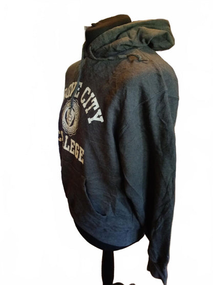 Grove City College Pullover Hoodie Sweatshirt Charcoal Grey - Medium